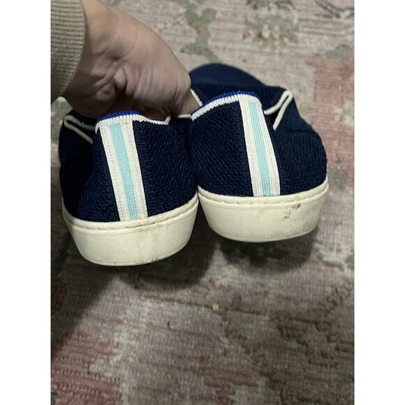 Rothy's The Slip On Terry Sapphire Fabric Low Top Lifestyle Sneakers Women’s 12 - Picture 6 of 11